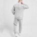 Blue Taping Fleece Tracksuit For Jogging